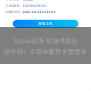 Bitpie转账 比特派钱包安全吗？专家详解其全面优势