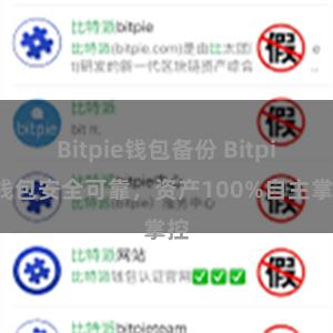 Bitpie钱包备份 Bitpie钱包安全可靠，资产100%自主掌控