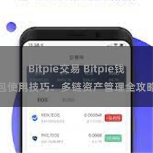 Bitpie交易 Bitpie钱包使用技巧：多链资产管理全攻略