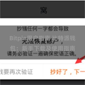 Bitpie用户指南 比特派钱包：新手下载及使用指南