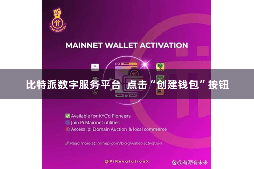 比特派数字服务平台  点击“创建钱包”按钮