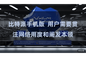 比特派手机版  用户需要贯注网络用度和阐发本领